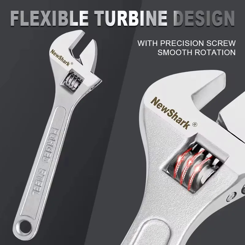 Adjustable Wrench Large Openin Long Handle Universal Spanner Clamp