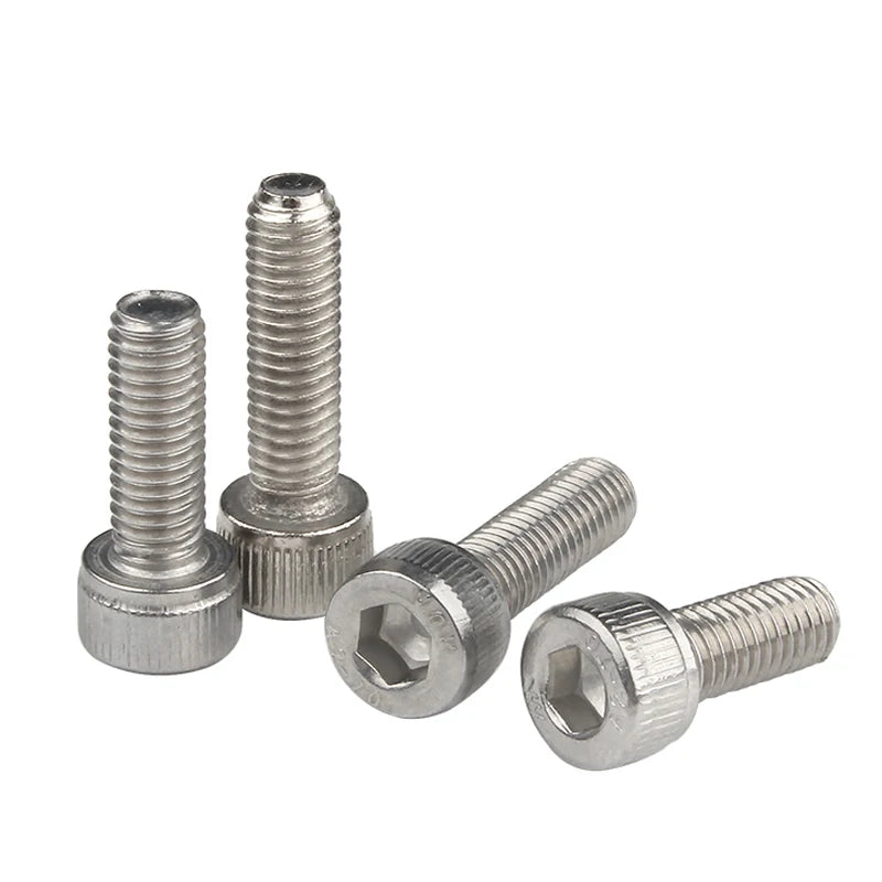 M3 M4 M5 M6 M8 Socket Cap Screws Stainless Steel Hex Allen Key Bolts