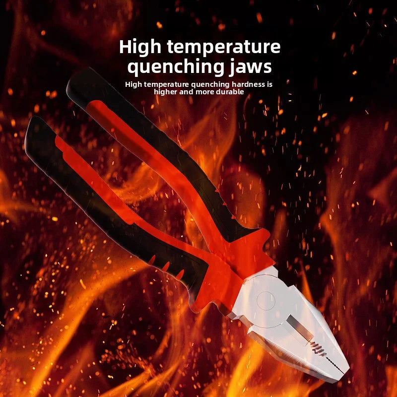 Electric Wire Pliers Large Opening Sharp Multifunction Tool for
