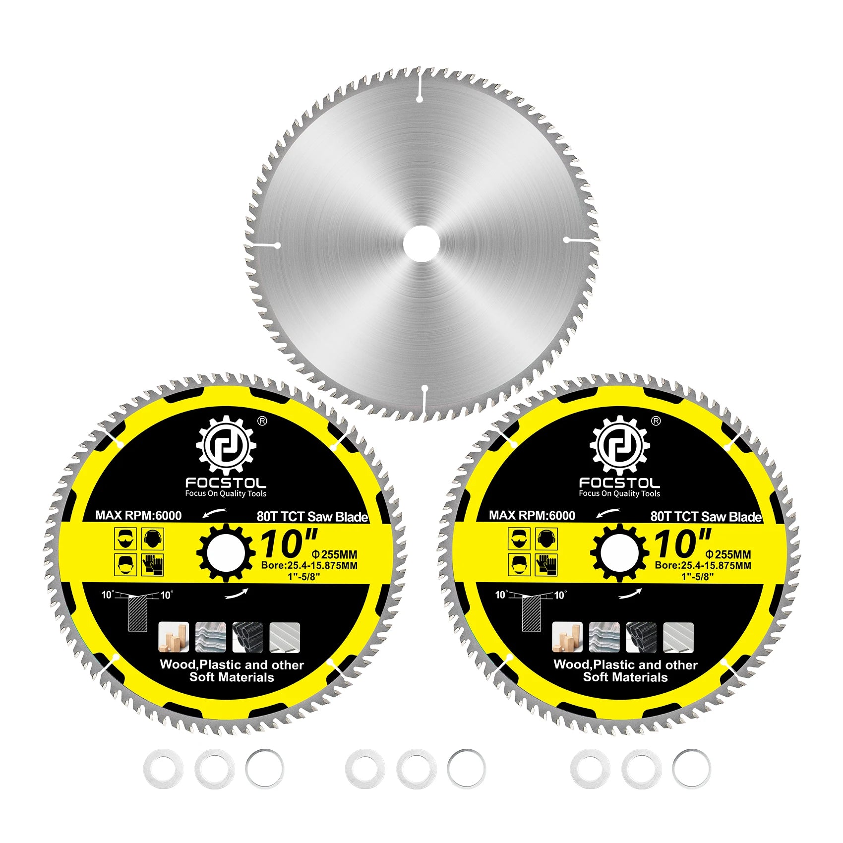 FOCSTOL TCT Carbide Wood Cutting Disc – Circular Saw Blade
