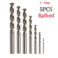 5-Piece HSS Drill Bit Set for Stainless Steel & Metal — - View 1
