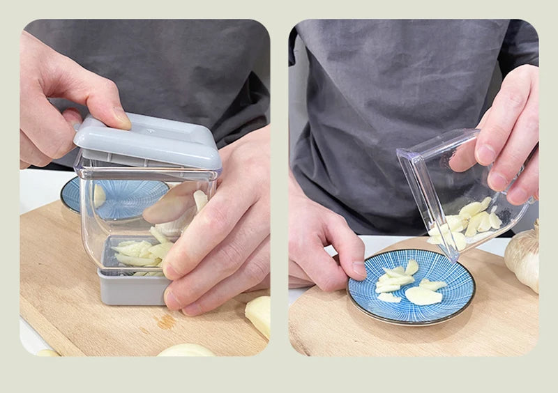 Manual Pressing Garlic Grinding Grater Cutter Cooking Tool Garlic