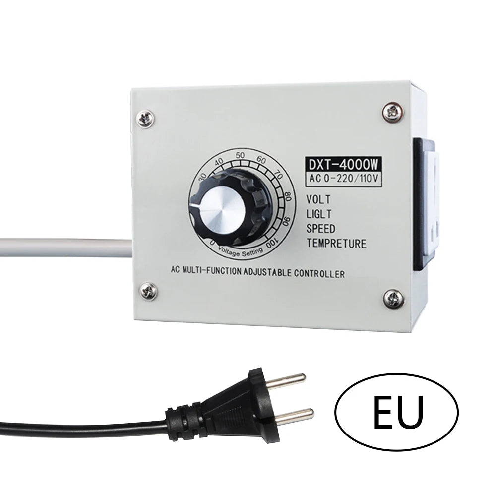4000W Variable Voltage Regulator AC 110/220V – Dimmer Speed Controller
