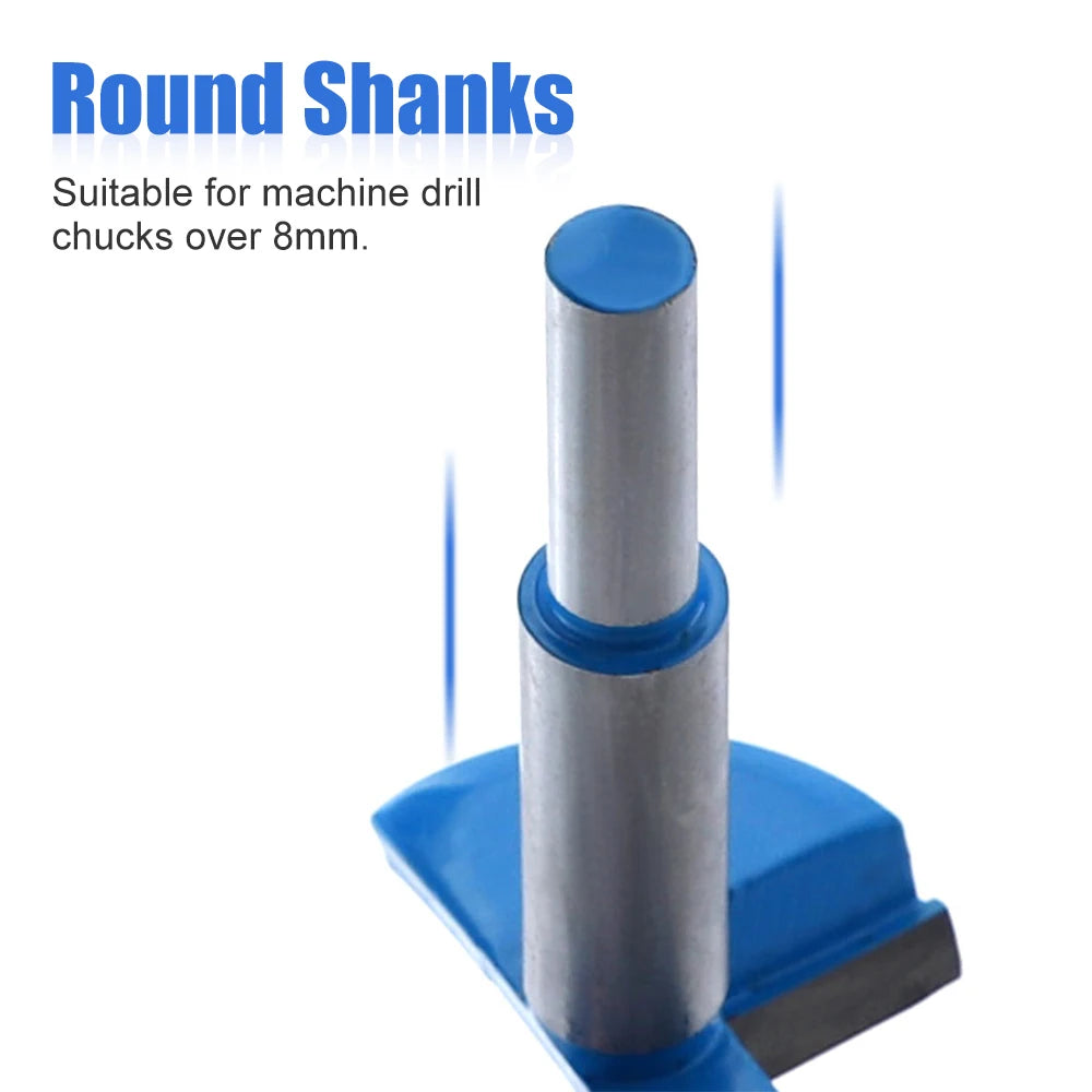 15-60mm Woodworking Hole Opener Flat Wing Hinge Hand Electric Reaming
