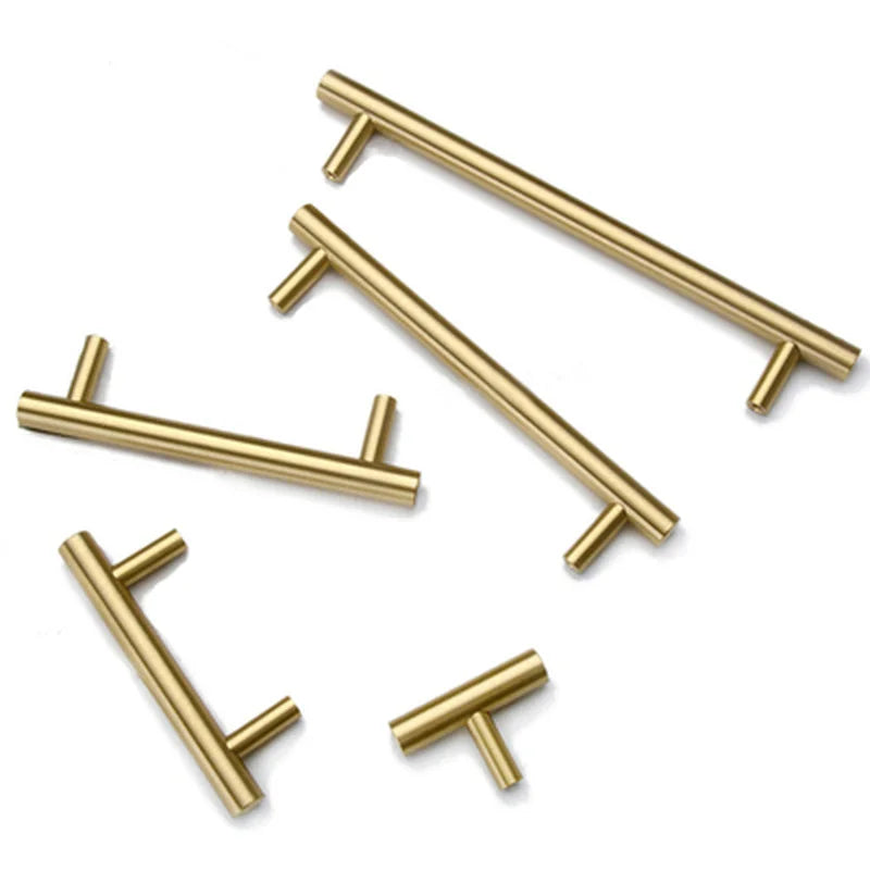 Diameter 10mm Stainless Steel Kitchen Door Cabinet T Bar Handle Pull