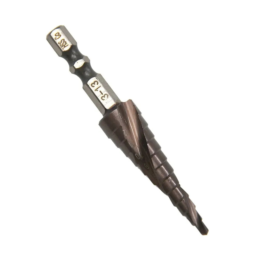 M35 Hexagonal Spiral 3-13mm Cobalt Containing Step Drill Stainless
