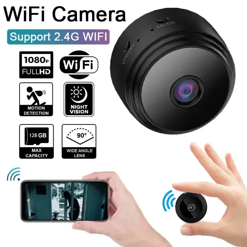 A9 Mini Smart Camera WiFi Remote Wireless Monitoring 1080p Ip Camara