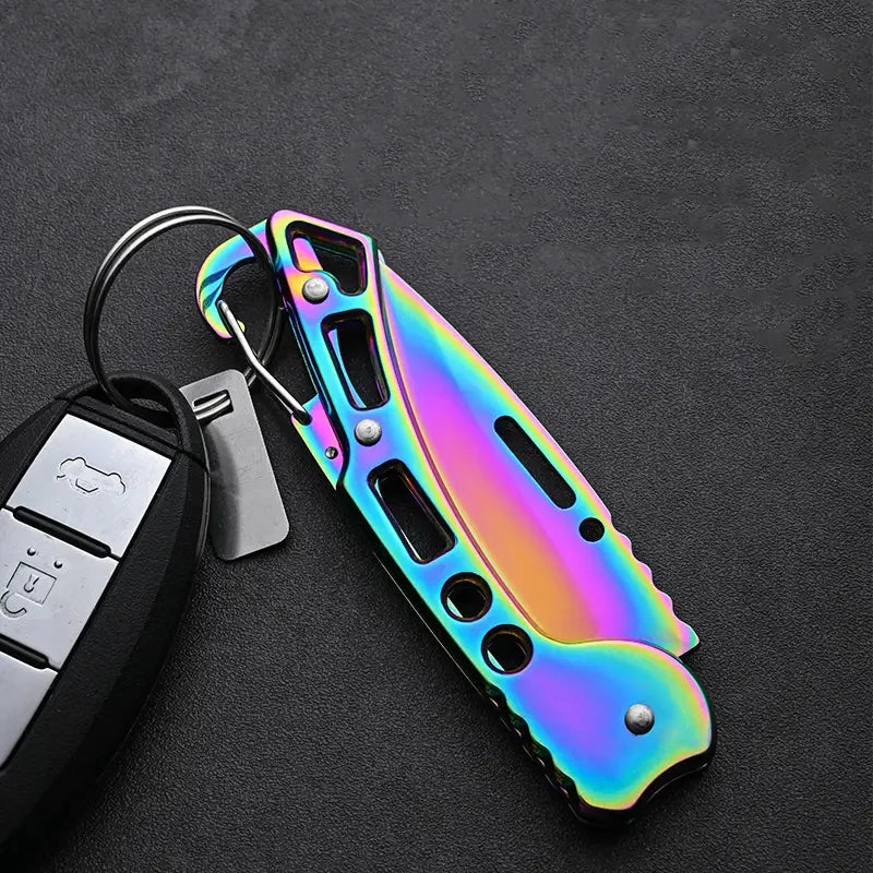 Folding Fruit Knife Stainless Steel Meat Cleaver Kitchen Knife with
