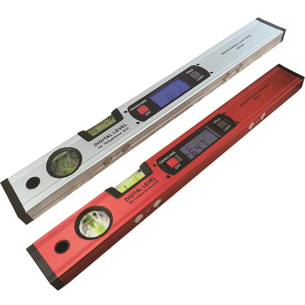 Digital Protractor Angle Finder 400mm - Silver No Magnets