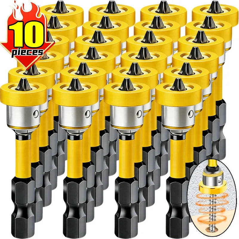 50mm Positioning Batch Head Magnetic Plasterboard Screwdriver Bit Set