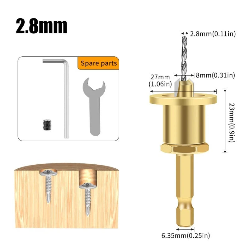 1/5Pcs CNC Adjustable Hexagonal Handle Cutter Woodworking Tools