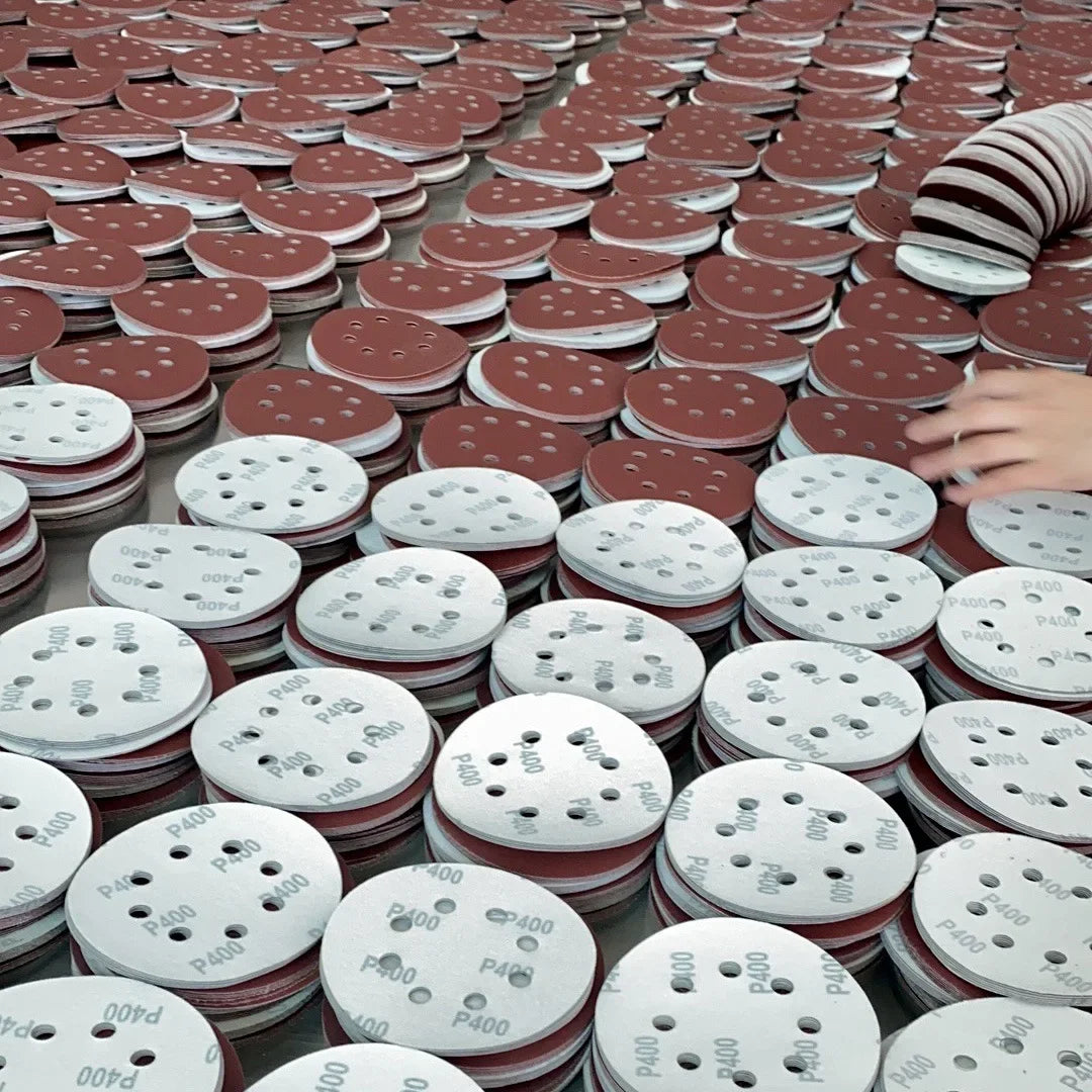 8 Hole 125mm Sandpaper Woodworking Metal Grinding Disc Abrasive