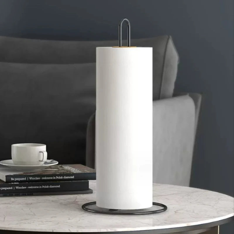 Bathroom accessories Vertical Wrought Iron Tissue Holder Creative