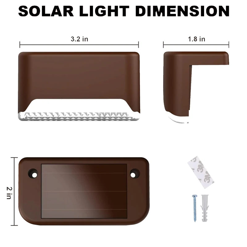 1-24PCS IP65 Waterproof Solar Garden Light Outdoor LED Solar Power