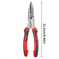 Multi-Functional Electrician Scissors, Crimping Wire Cutting Tool