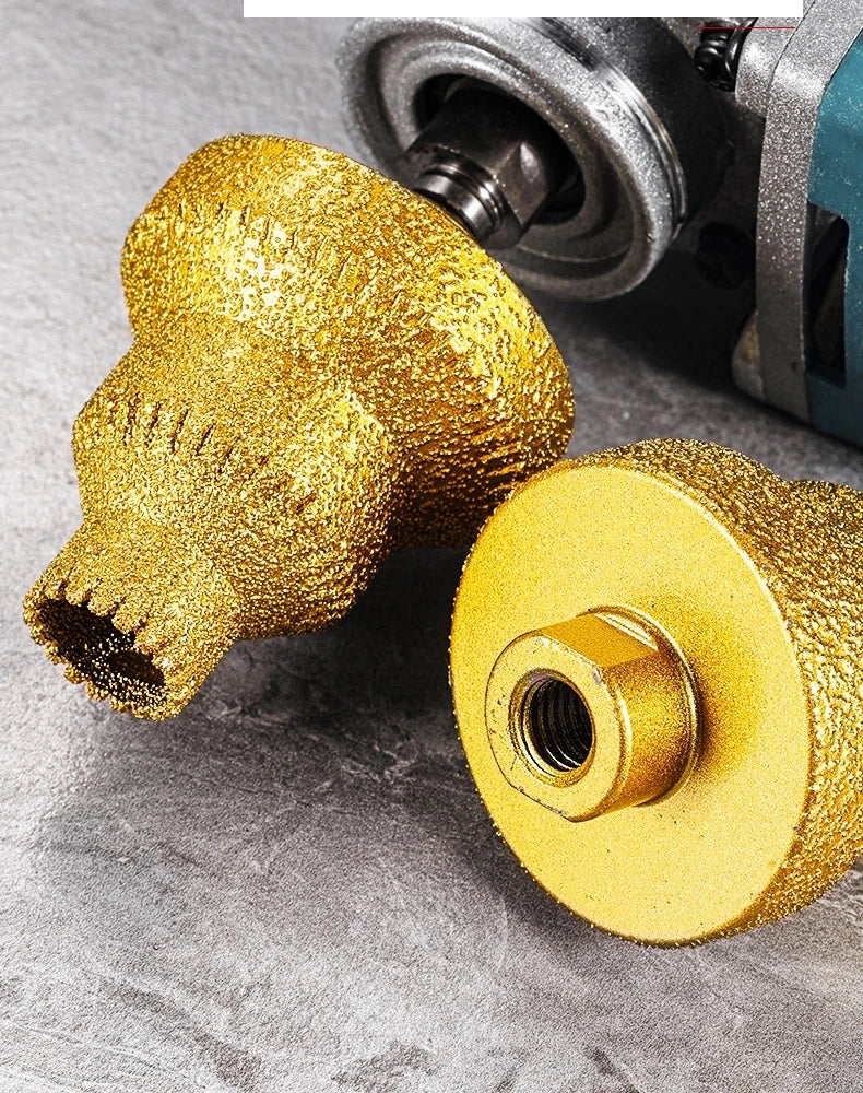 M10 Diamond Chamfer Router Bits Hole Saw Milling Tile Cutter Marble