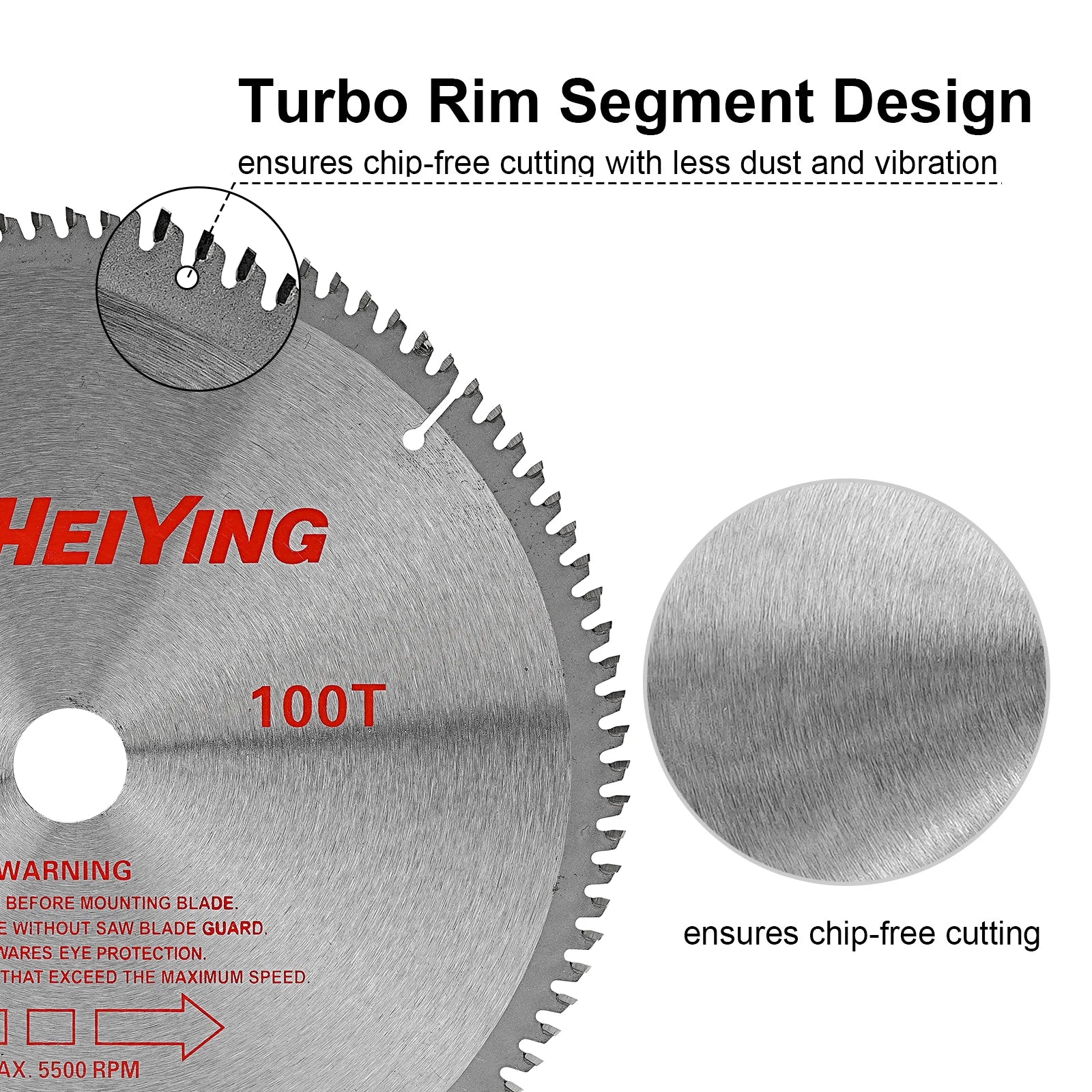 SI FANG 10" Carbide Circular Saw Blade – Wood & Aluminium Cutting