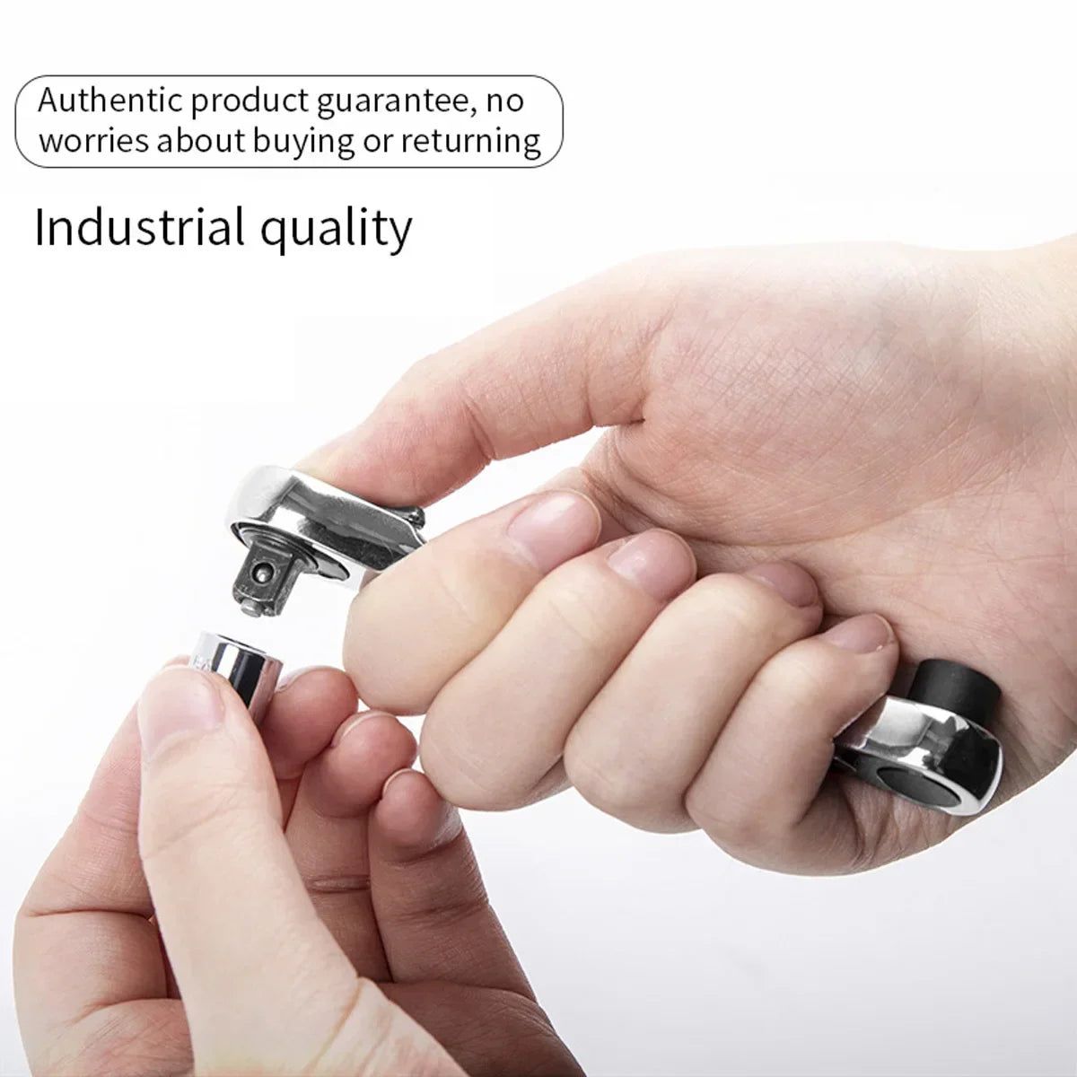 Rafford Mini Treble 1/4 Ratchet Wrench Double Ended Quick Socket
