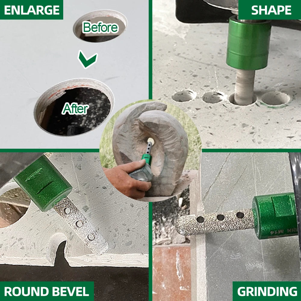 KURSTOL Grinding Milling Bits 1pc 10/20/25/35mm 5/8-11 M14 Expand