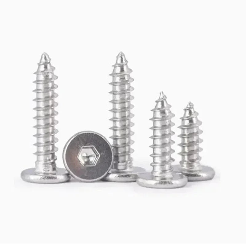 M2 M2.3 M2.6 M3 M4 M5 M6 CA Allen Hexagon Hex Socket Large Flat Thin