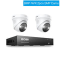 ZOSI 4K 8MP 5MP POE Video Surveillance Kit 8CH H.265 Home CCTV NVR