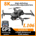 L106 Drone 8K HD Dual-Camera 5G WIFI FPV Brushless Motor Obstacle