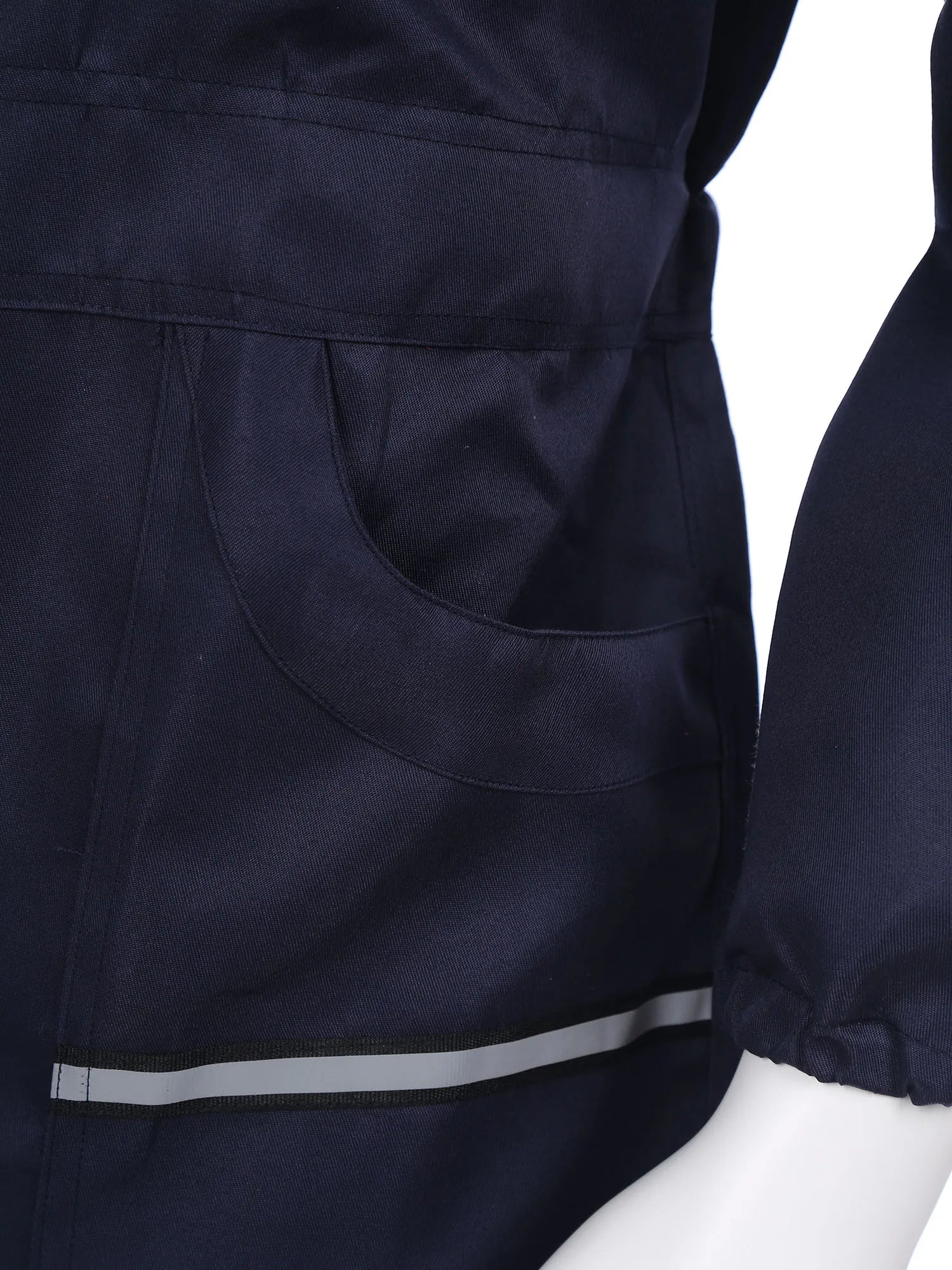 Men Women Resistant Work Coveralls Long Sleeve Multi-pockets Jumpsuit