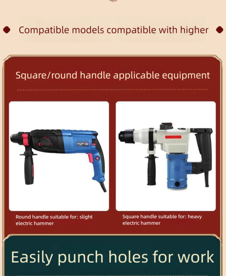 TG Carbide Tungsten Steel Alloy Head Electric Hammer Drill BitA