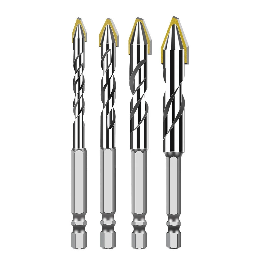 Carbide Hexagonal Shank Tilt Eccentric Diamond Drill Ceramic Cement