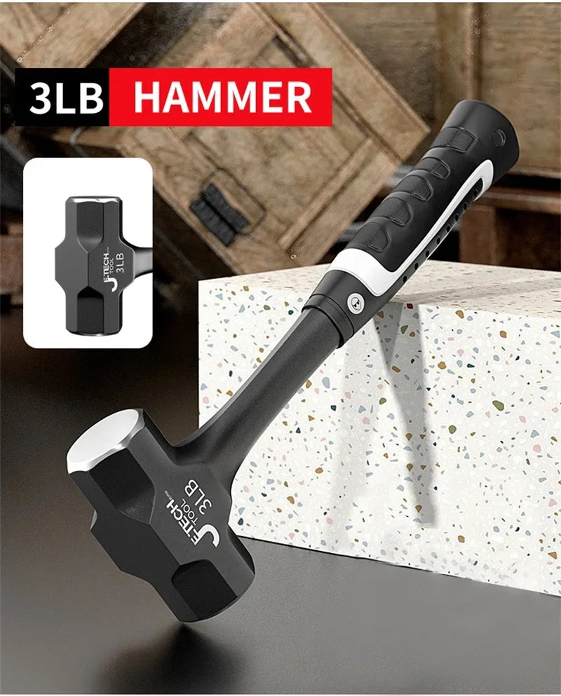 Z50 2LB-3LB Sledge Hammer Heavy Duty One-Piece Forged Steel Brick