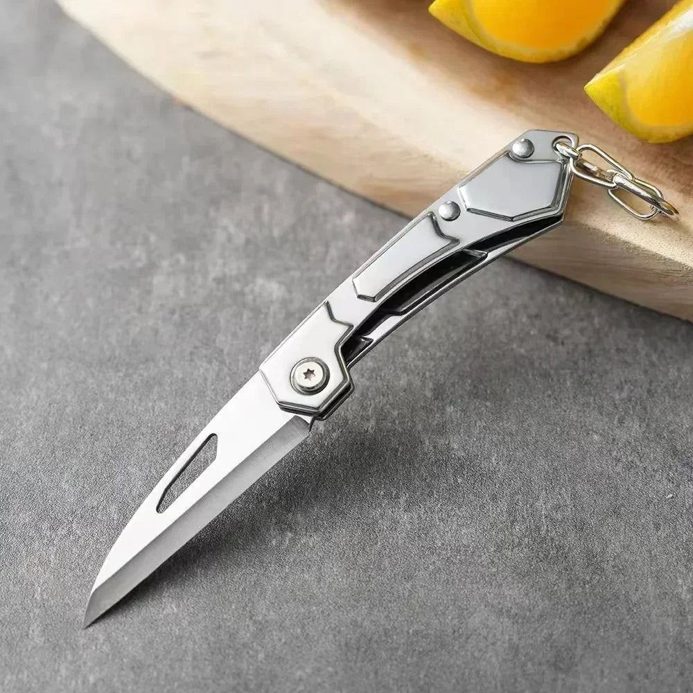 Stainless Steel Folding Knife Fruit Paring Vegetable Cutter Utility