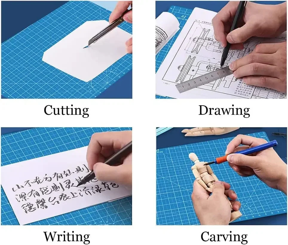 PVC Cutting Mat Workbench Pad for Sewing DIY Leather Craft Knife