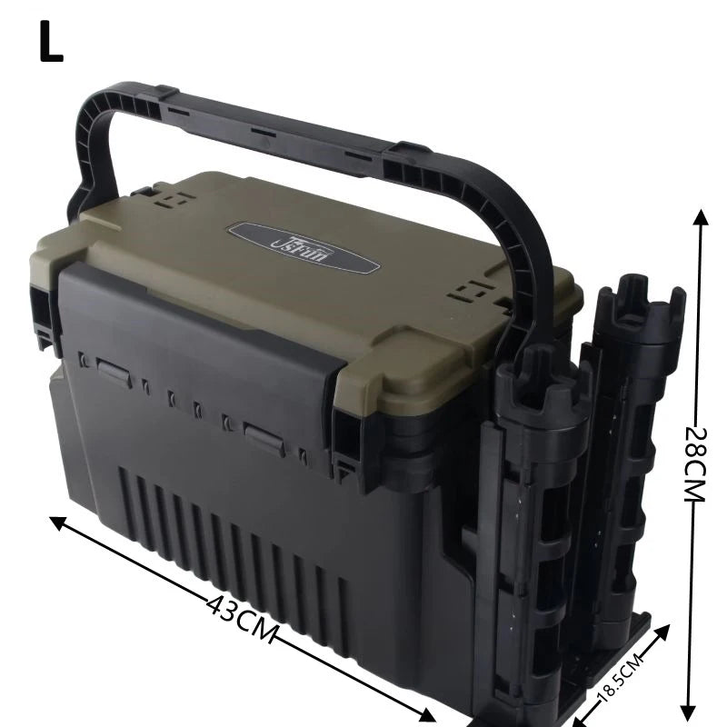 Large Fishing Box Organizer Multi-function Lure Live Fish Bucket