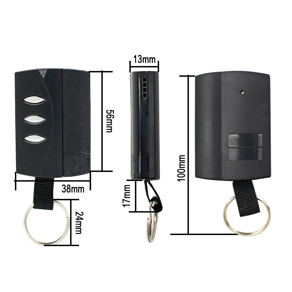 2pcs PUJOL VARIO Garage Door Remote Control 433.92mhz Only Compatible