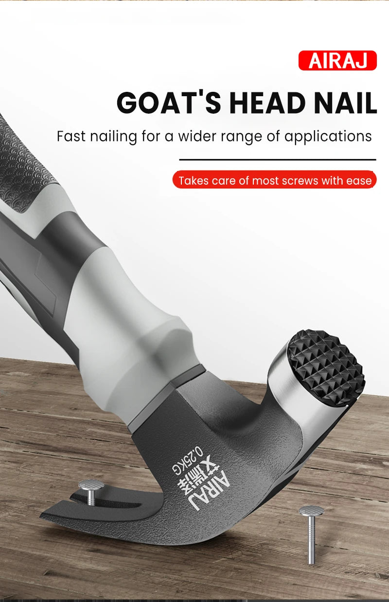 Multifunctional Mini Claw Hammer, Anti Slip And Shockproof Hammer
