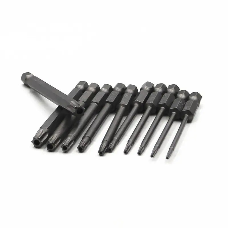 12Pcs Hex Bits Driver Tamper Proof Security Drill Magnetic Bit Set