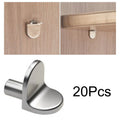 20pcs 5mm L - Shaped Shelf Support Studs: Fix Wooden/Glass Boards in