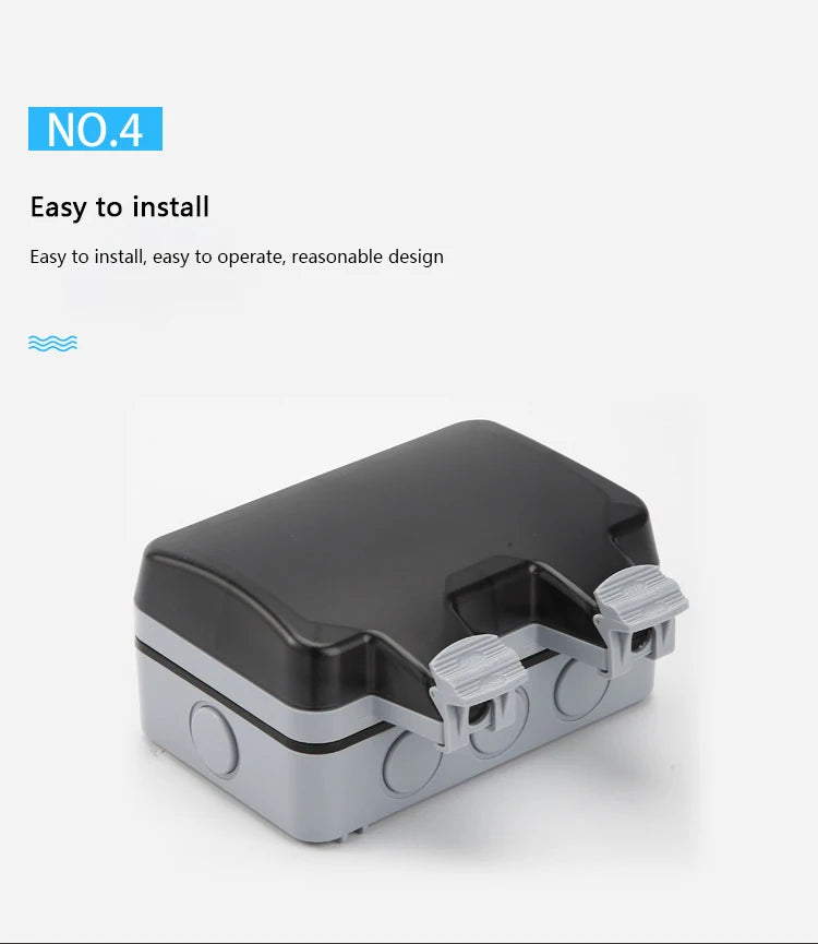 International Universal IP66 USB Wall Outdoor Waterproof Switch