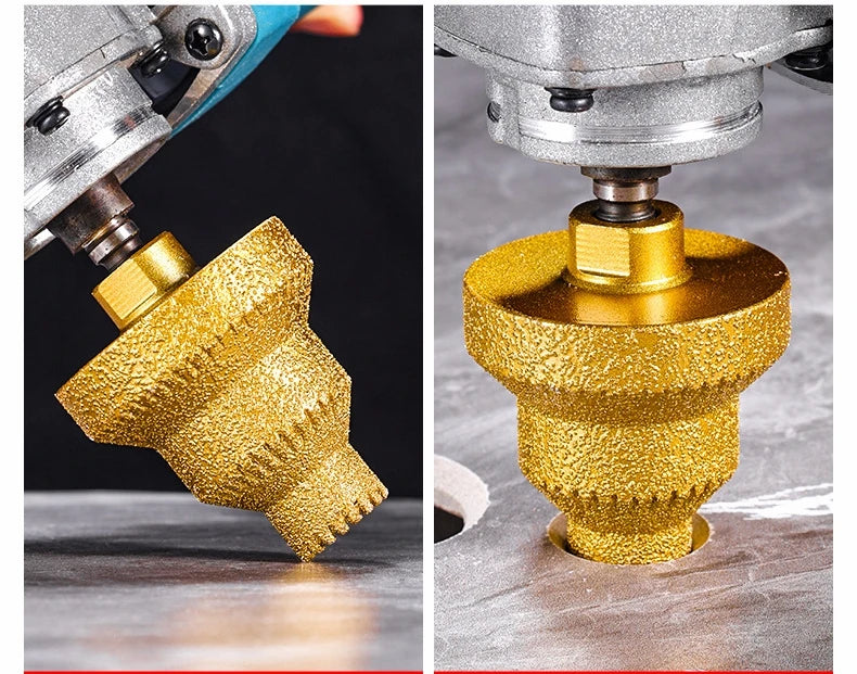 M10 Diamond Chamfer Router Bits Hole Saw Milling Tile Cutter Marble