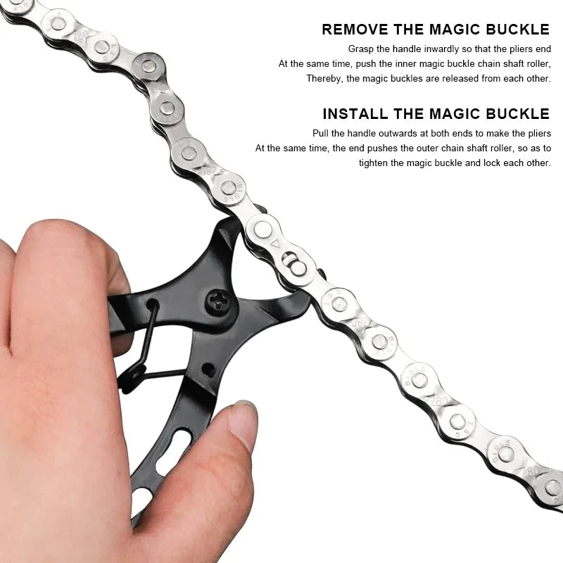 Bicycle Chain Buckle Pliers Mini MTB Bike Chain Quick Release Magic