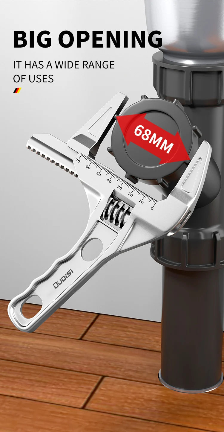 OUDISI multifunctional wrench manual tool bathroom wrench large