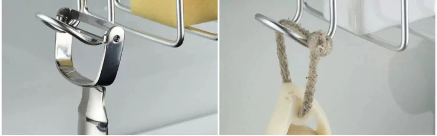 Shower Rack Bathroom Punch-Free Space Aluminum Shower Room Shower Rod