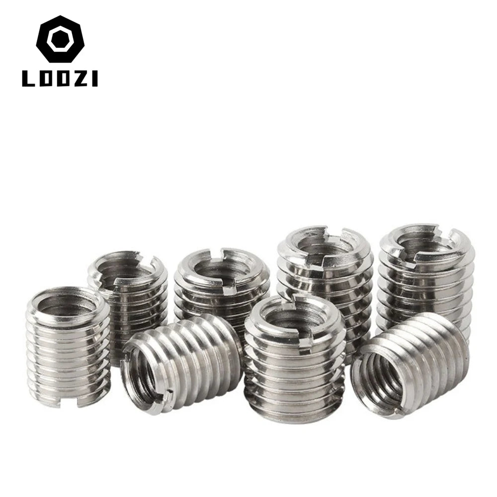 304 Stainless Steel Slotted Inside Outside Thread Adapter Screw