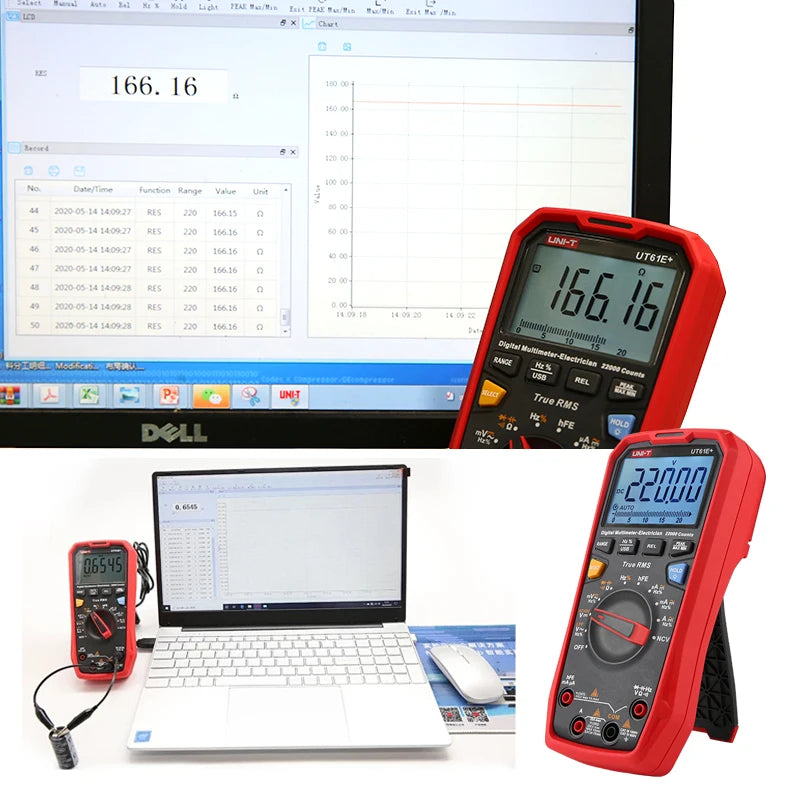 UNI T UT61B+ UT61E+ UT61D+ Smart Professional Digital Multimeter