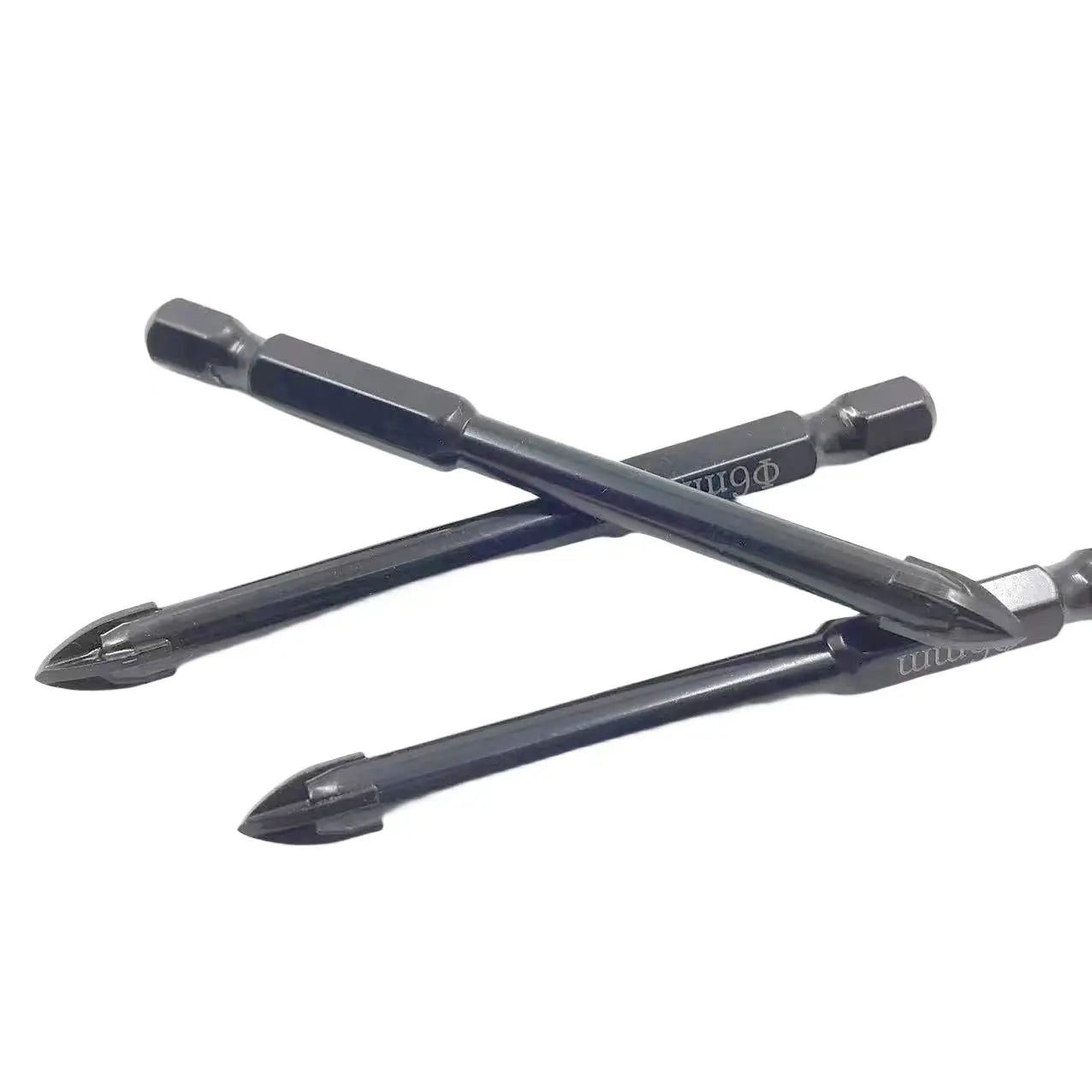 Cross Hex Tile Bits Glass Ceramic Concrete Hole Opener Alloy Triangle