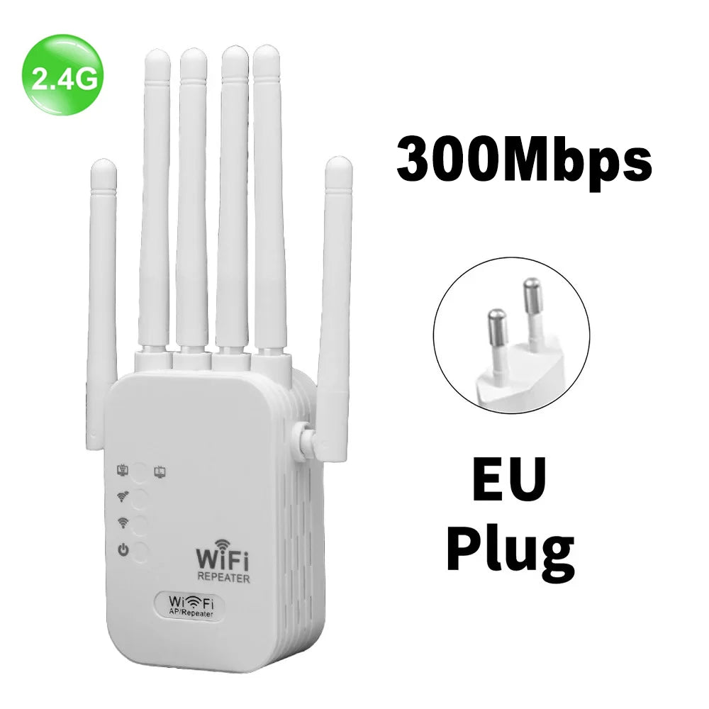 Kebidumei 1200Mbps Dual-Band WiFi Repeater & Extender – 2.4G/5G AC