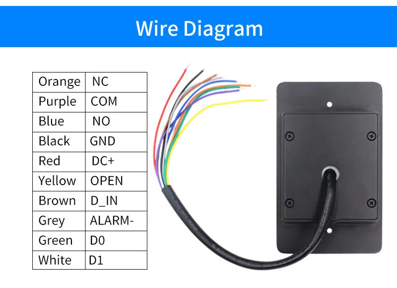 Tuya Wifi Standalone Fingerprint Access Control Keypad Metal