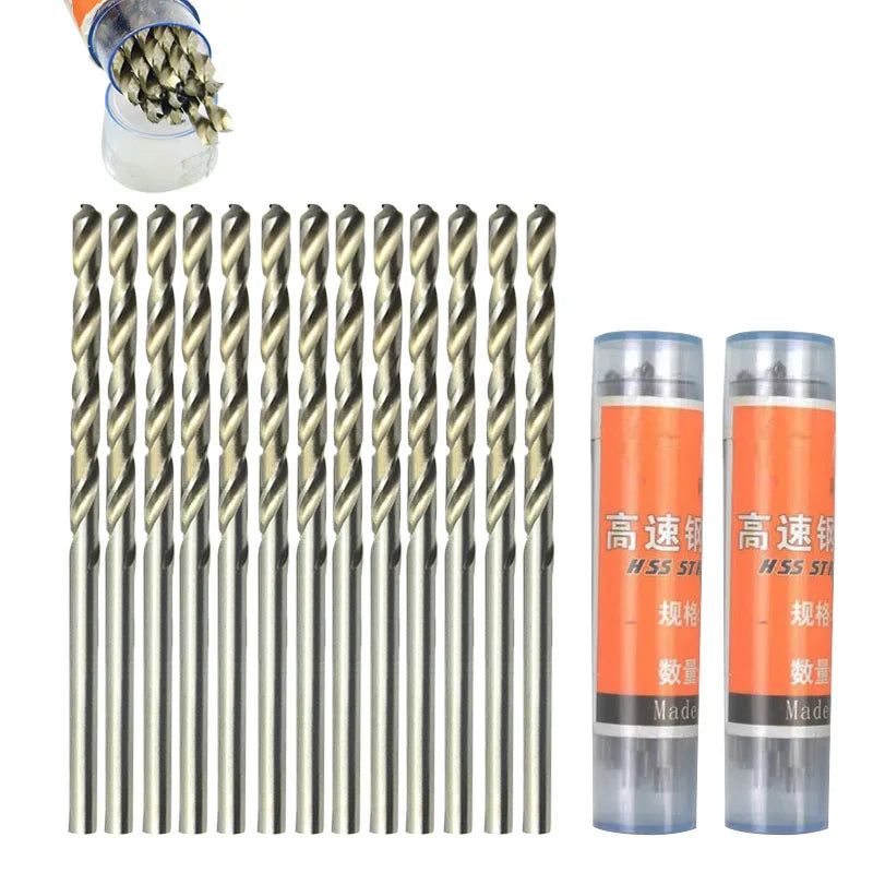 HSS Micro Twist Drill Bits 10-Pack — 0.5mm to 3.2mm Ind - View 1