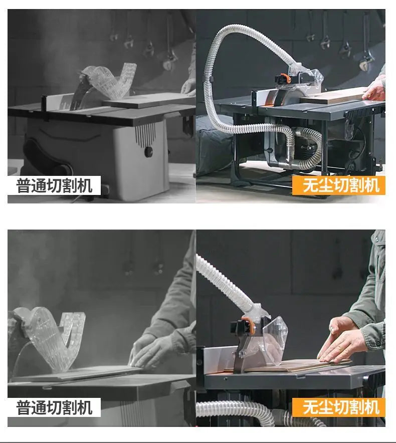 High-Precision Dust-Free Push Table Saw – Extendable Woodworking Bench