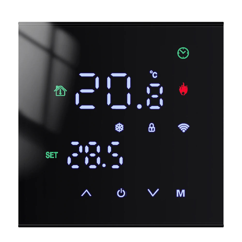 Tuya WiFi Smart Thermostat – LCD Touch Screen for Floor & Gas Heating